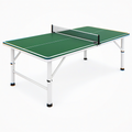 Table de tennis de table 274 x 152.5 x 76 cm plateau vert cadre en acier pliable